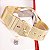 Relógio Feminino Champion Analógico Dourado  Kit Semi Joia CN29007W Garantia de Um Ano - Imagem 6