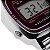 Relógio Feminino Casio Vintage Retrô Digital Prata e Bordô LA670WA-4DF - Imagem 4