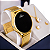 Kit Relógio Champion Feminino Dourado Digital Led Vermelho CH40133V Colar e Brincos - Imagem 8