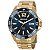 Relógio de Pulso Seculus Masculino Analógico Dourado Long Life 20809GPSVDA2 - Imagem 1