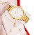 Relógio Feminino Dourado Champion Elegance CN25118W Prova D Agua + Colar e Brincos - Imagem 7