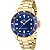 Relógio de Pulso Champion Masculino Analógico Dourado e Azul CA31266Z - Imagem 1