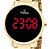 Relógio de Pulso Champion Feminino Digital Dourado CH40142H Colar e Brincos - Imagem 7
