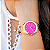 Relógio Feminino Dourado Champion Analógico Rosa Prova D'agua CN29409J Colar e Brincos - Imagem 2