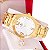 Relógio Champion Feminino Analógico Dourado CH24268D Colar e Brincos Prova D´Agua Garantia de Um Ano - Imagem 8