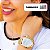 Relógio Feminino Champion Digital Espelhado Pulseira Mesh CH40106B Colar e brincos - Imagem 2
