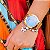 Relógio Feminino Champion Digital Espelhado Pulseira Mesh CH40106B Colar e brincos - Imagem 5