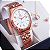 Relógio Champion Ana Hickmann Feminino Rosé AH28768Z Kit Colar e Brincos - Imagem 1