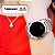 Relógio Champion Feminino Prata Digital Led Vermelho CH40106T Kit Colar e Brincos - Imagem 2