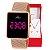 Relógio Feminino Champion Digital Quadrado Rosé CH40080H Led Rosa Colar e Brincos - Imagem 1
