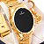 Relógio Feminino Champion Digital Dourado Led Vermelho CH40124H + Pulseira Berloques - Imagem 7
