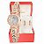 Relógio Feminino Champion Rosé Pequeno Luxo CF25072Z + Brincos - Imagem 1