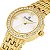 Relógio Feminino Champion Dourado Pequeno Luxo CF25312H + Brincos - Imagem 6