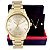 Relógio Feminino Technos Dourado Analógico 2035NAY/1D Colar e Brincos - Imagem 1