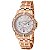 Relógio de Pulso Feminino Ana Hickmann Rosé AH30255Z Colar e Brincos - Imagem 8