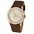 Relógio Champion  Ana Hickmann Feminino Couro Marrom Cristais AH28393B Kit Colar e Brincos - Imagem 6