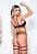Body com Bojo Renda Bicolor e Perneira - Imagem 8
