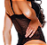 Body Sensual Elegance | Body Strappy Renda Preta - Imagem 3