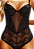 Body Sensual Elegance | Body Strappy Renda Preta - Imagem 1