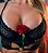 Conjunto Mensagem Subliminar |Lingerie Strappy Garota Veneno - Imagem 1