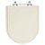 Tampa de Vaso Poliester Carrara Creme Bege Claro para Bacia Deca 6lpf - Imagem 1