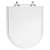Assento Sanitário Poliester Meridian Branco para vaso Roca - Imagem 1