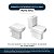 Assento Sanitário Poliéster Soft Close Nuova Branco para Vaso Deca com Ferragem Dourada - Imagem 3