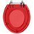 Tampa de Vaso Poliéster Avalon Vermelho Transparente para louça Ideal Standard - Imagem 1