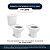 Assento Sanitário Poliester Fit Transparente para vaso Celite - Imagem 4