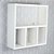 Nicho Decorativo Organizador para Banheiro Branco 40cm Nancy - Imagem 2
