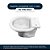 Tampa de Vaso Poliéster De Ville Branco para bacia Deca - Imagem 4