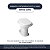 Assento Sanitário Poliester Donna Pergamon (Bege Claro) para vaso Celite - Imagem 3