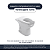 Assento Sanitário Poliester Handicapped Branco para vaso Celite - Imagem 2
