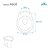 Tampa de Vaso Sanitário com Amortecedor Ascot Branco para bacia Ideal Standard - Imagem 3