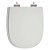 Assento Sanitário Poliester Soft Close Sabatini Cinza Claro para vaso Icasa 6lpf - Imagem 1