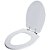 Tampa de Vaso Poliéster Alpinia Branco para bacia Fiori 1.6gpf 6lpf - Imagem 2