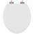 Assento Sanitário Poliester Soft Close Contemporary Branco para vaso Hervy - Imagem 1