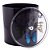 Lixeira Decorada Preto com Borboleta Azul - Imagem 1