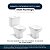 Tampa de Vaso Almofadada Avant Plus Branco para Bacia Incepa 6lpf - Imagem 4
