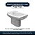 Assento Sanitário Poliester Nuage Bone (Bege) para vaso Incepa - Imagem 4