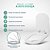 Assento Sanitário Poliester Soft Close Life Branco para vaso Celite - Imagem 5