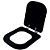 Assento Sanitário Soft Close Axis Ébano Fosco (Preto Fosco) para vaso Deca - Imagem 2