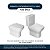 Assento Sanitário Soft Close Axis Ébano Fosco (Preto Fosco) para vaso Deca - Imagem 4