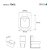 Assento Poliester Soft Close Axis Branco para vaso Deca P47 - Imagem 3