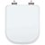 Assento Poliester Soft Close Axis Branco para vaso Deca P47 - Imagem 1