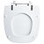Assento Sanitário Tampa de Vaso Branco MDF Laqueado Fit para bacia Celite - Imagem 5
