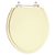 Tampa de Vaso Poliester Convencional Oval Universal 1.6gpf 6lpf Bege Creme para bacia Deca - Imagem 1