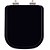 Assento Sanitário Poliester Soft Close Axis Ebano para vaso Deca - Imagem 1
