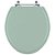 Assento Sanitário Oval Verde Agua para vaso Incepa - Imagem 1