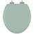 Assento Sanitario Poliester Soft Close Convencional / Oval Verde Claro para vaso Icasa - Imagem 1